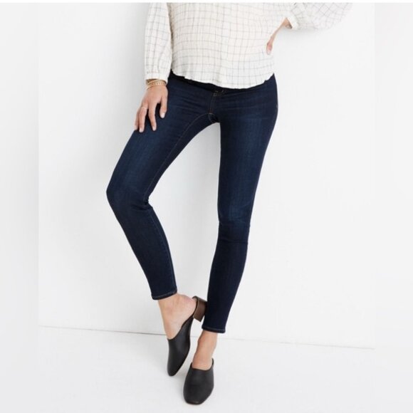 Madewell Denim - Madewell Size 25 Maternity Adjustable Skinny Jeans in Lakespur Wash